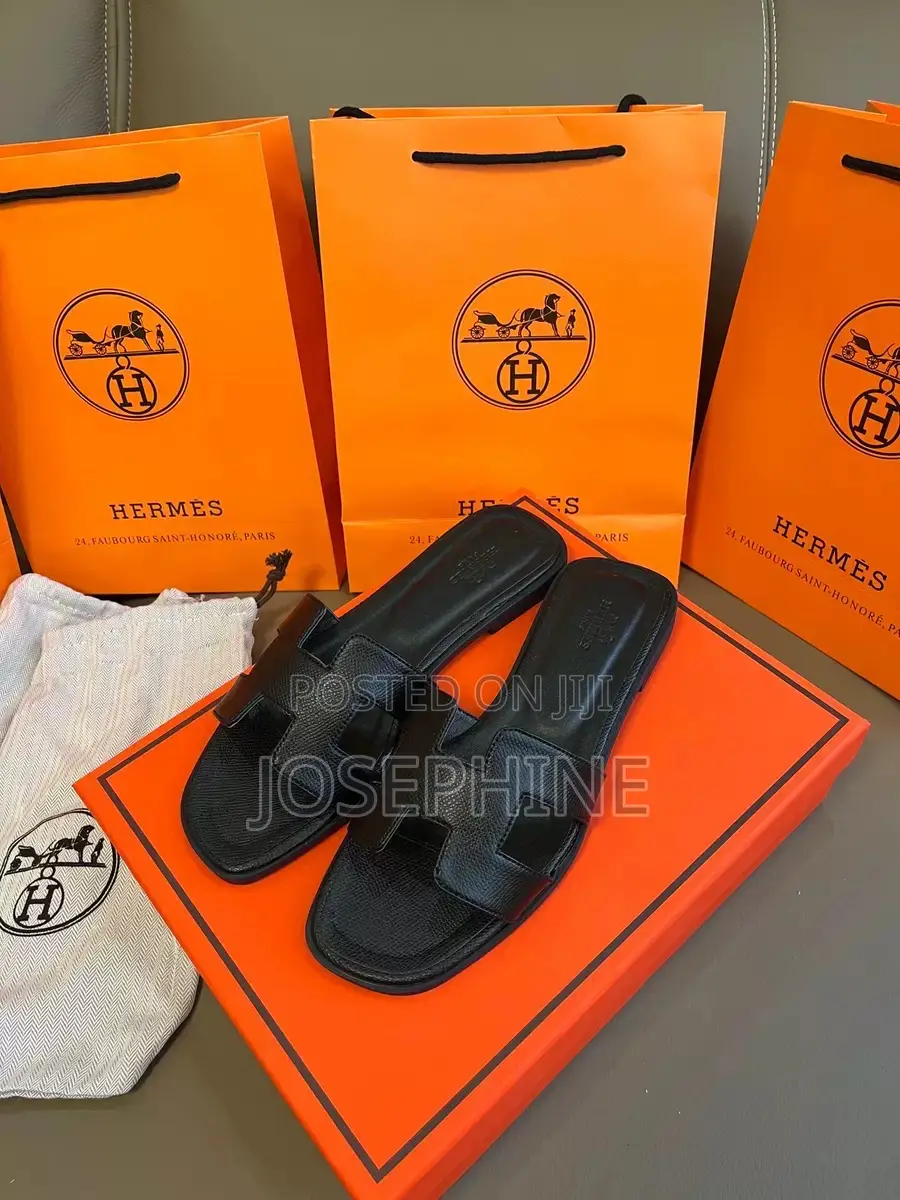 Quality Ladies Hermes Slippers Fresh In A Box