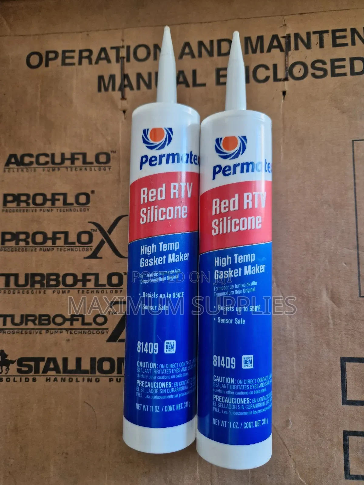Pematex Red RTV Silicone High Temperature Gasket Maker