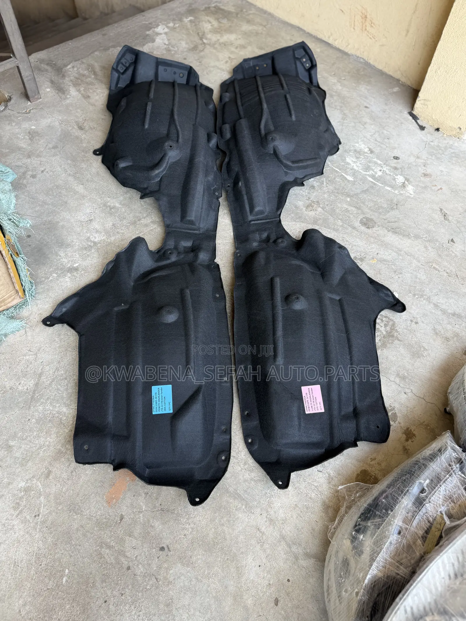 Original Toyota Highlander 2016-24 Mudguards Woolen Available