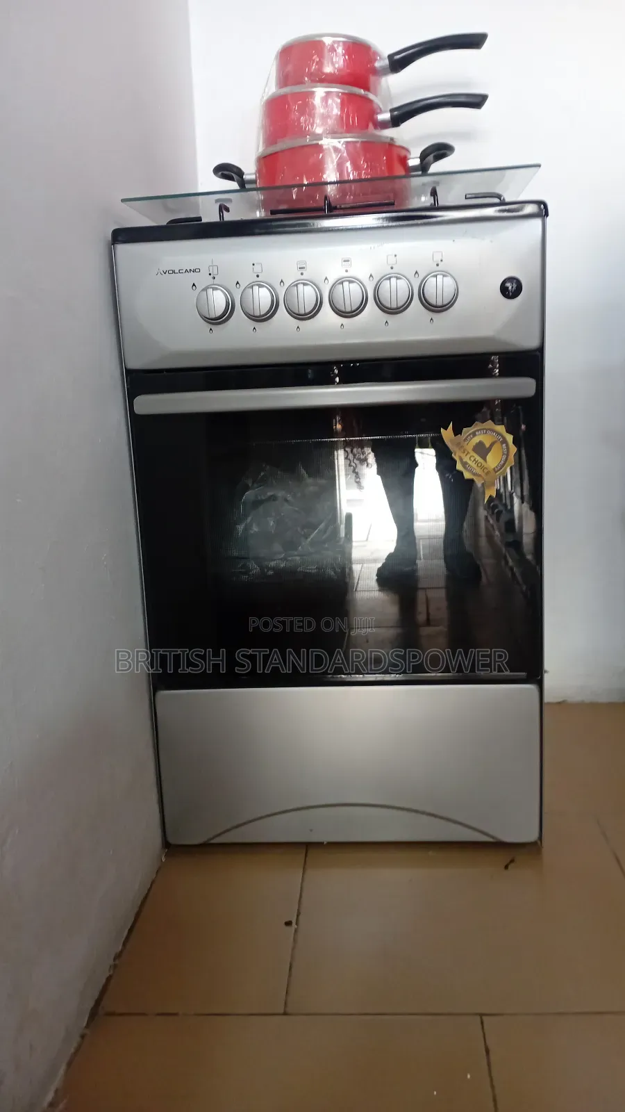 Volcano Flame on Gas Cooker 50×50 Volcano Gas Stove
