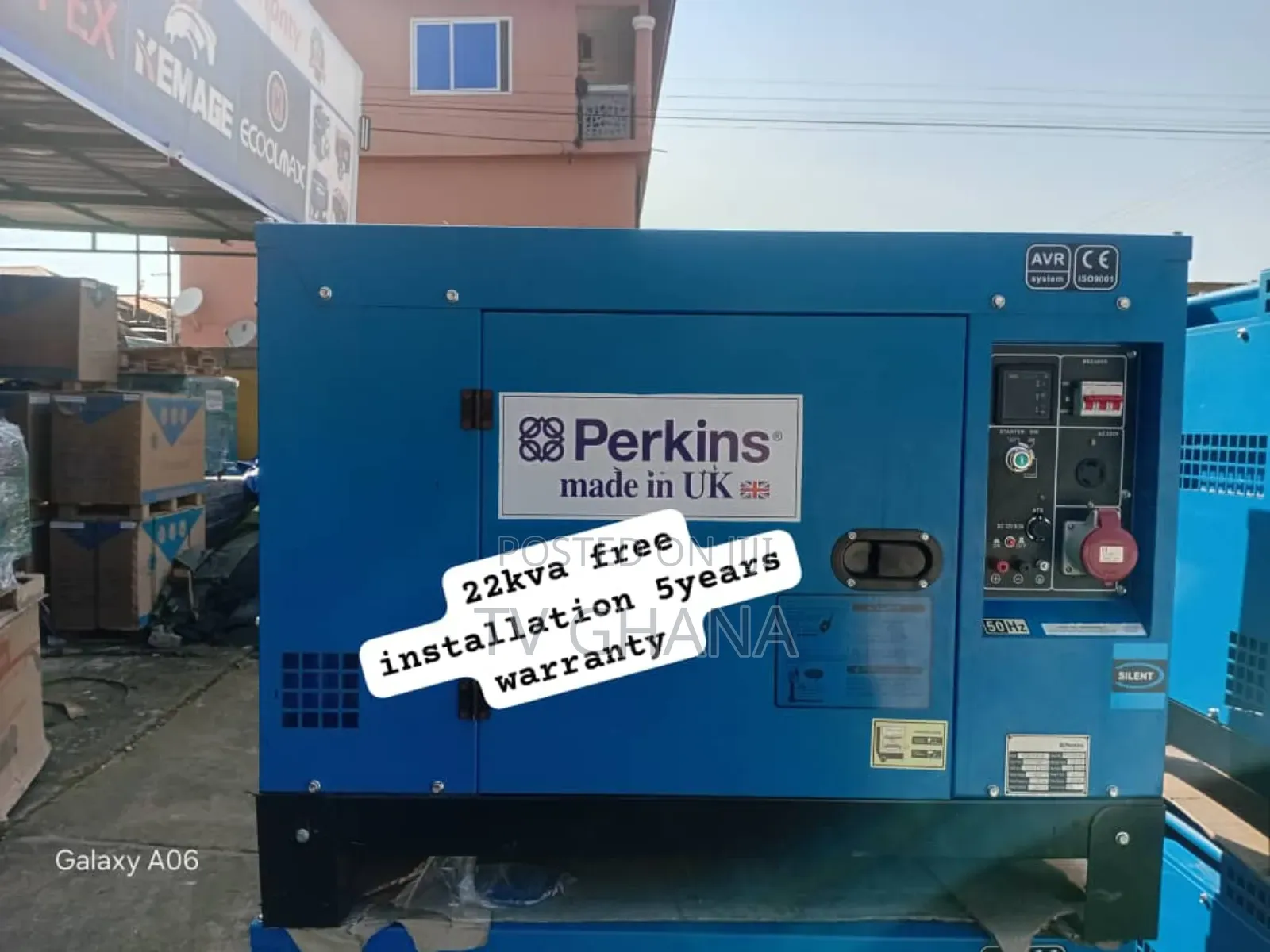 High Performance Perkins 22kva Generator – Genuine Uk Engine