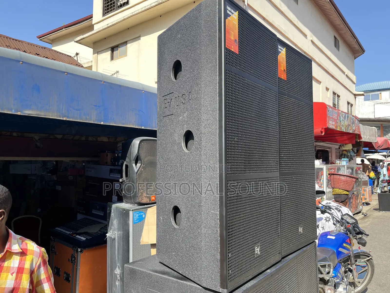 Electro-Voice (Ev) Full-Range Speakers.