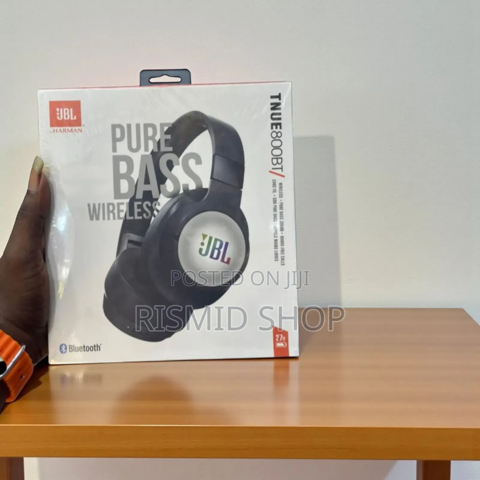 JBL Tune 800bt Pure Bass Wireless Bluetooth Headset (525272)