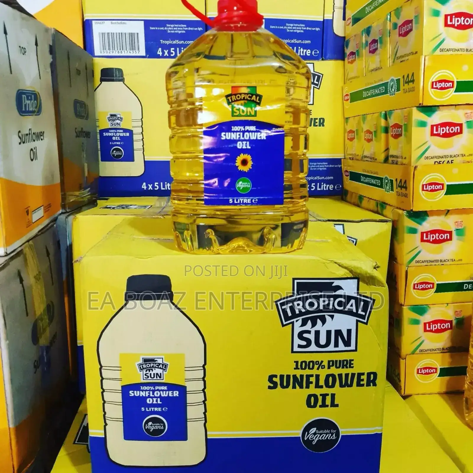 Sunflower 100% Pure Cooking Oil, Tropical Sunflower 5litre X 1pack