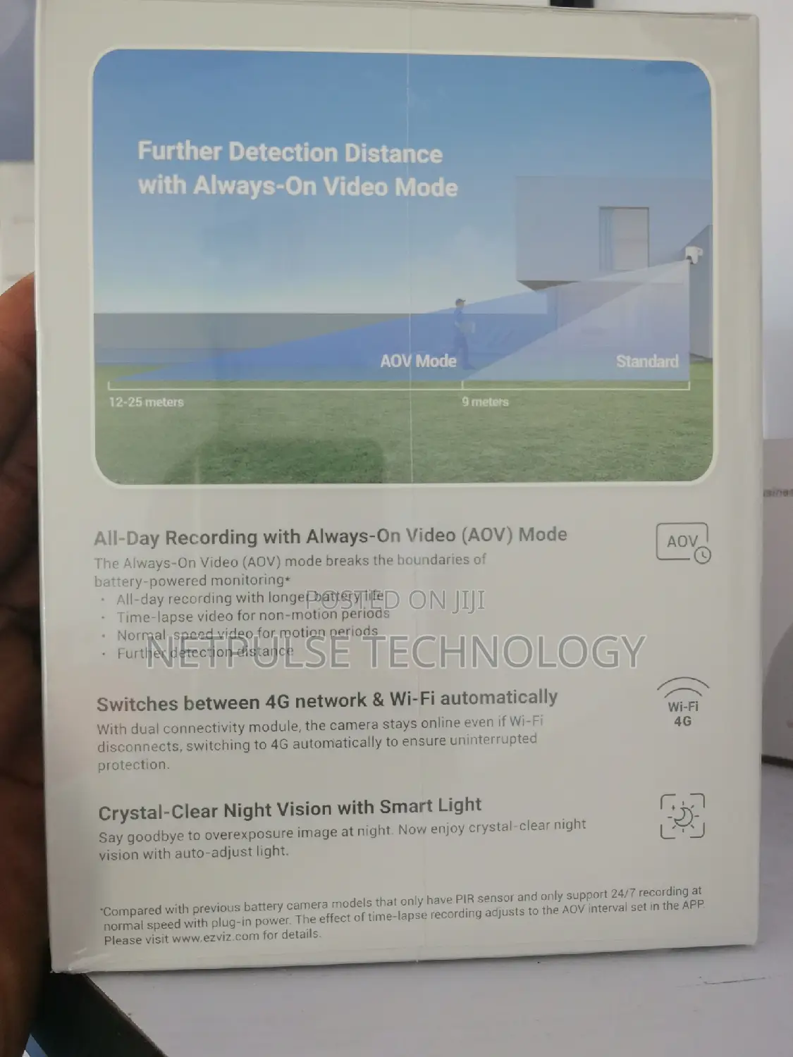 Ezviz 4g Wi-Fi Smart Home Battery Camera Cs-Hb8c-4g