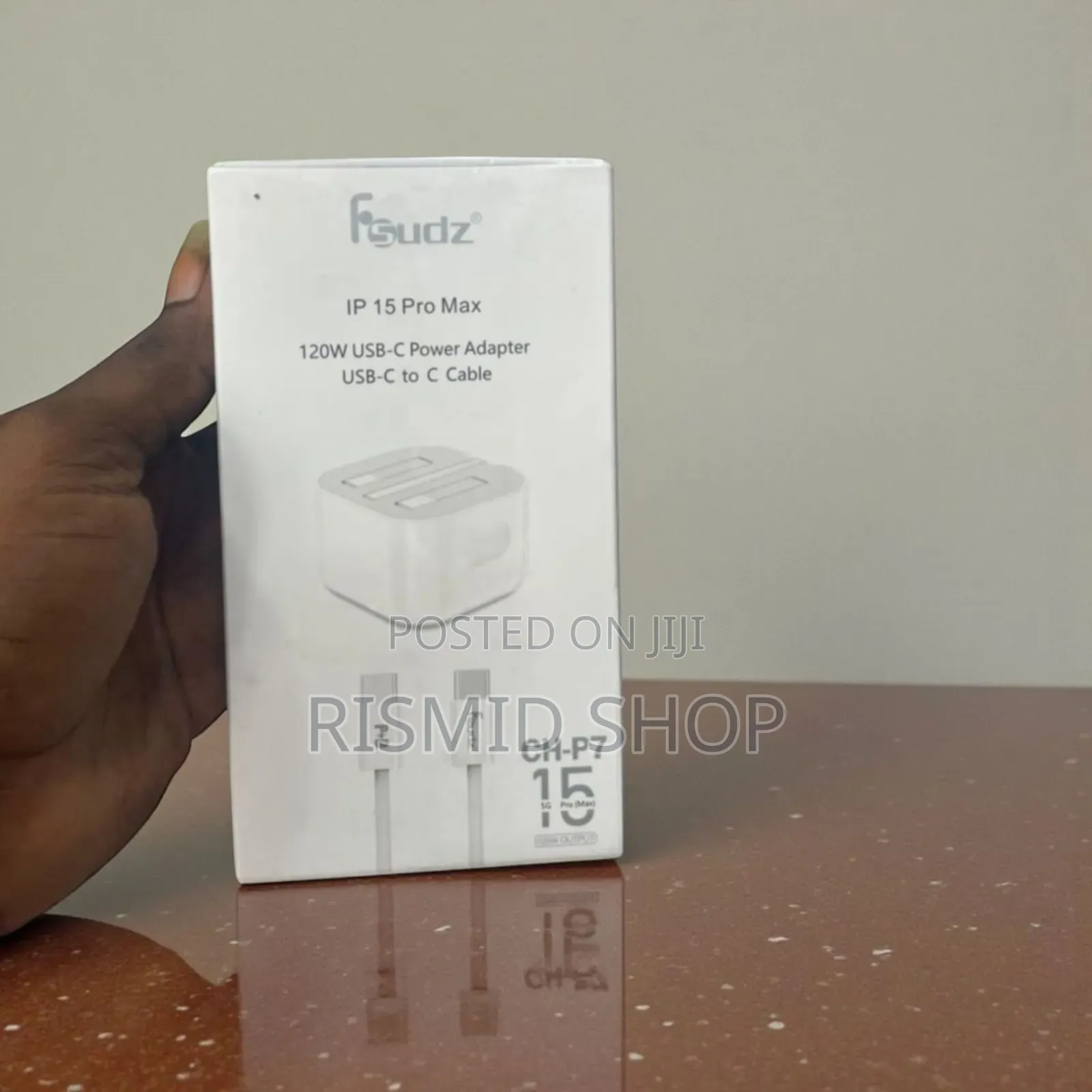 Original iPhone 15 Pro Max Charger (White) (525226)