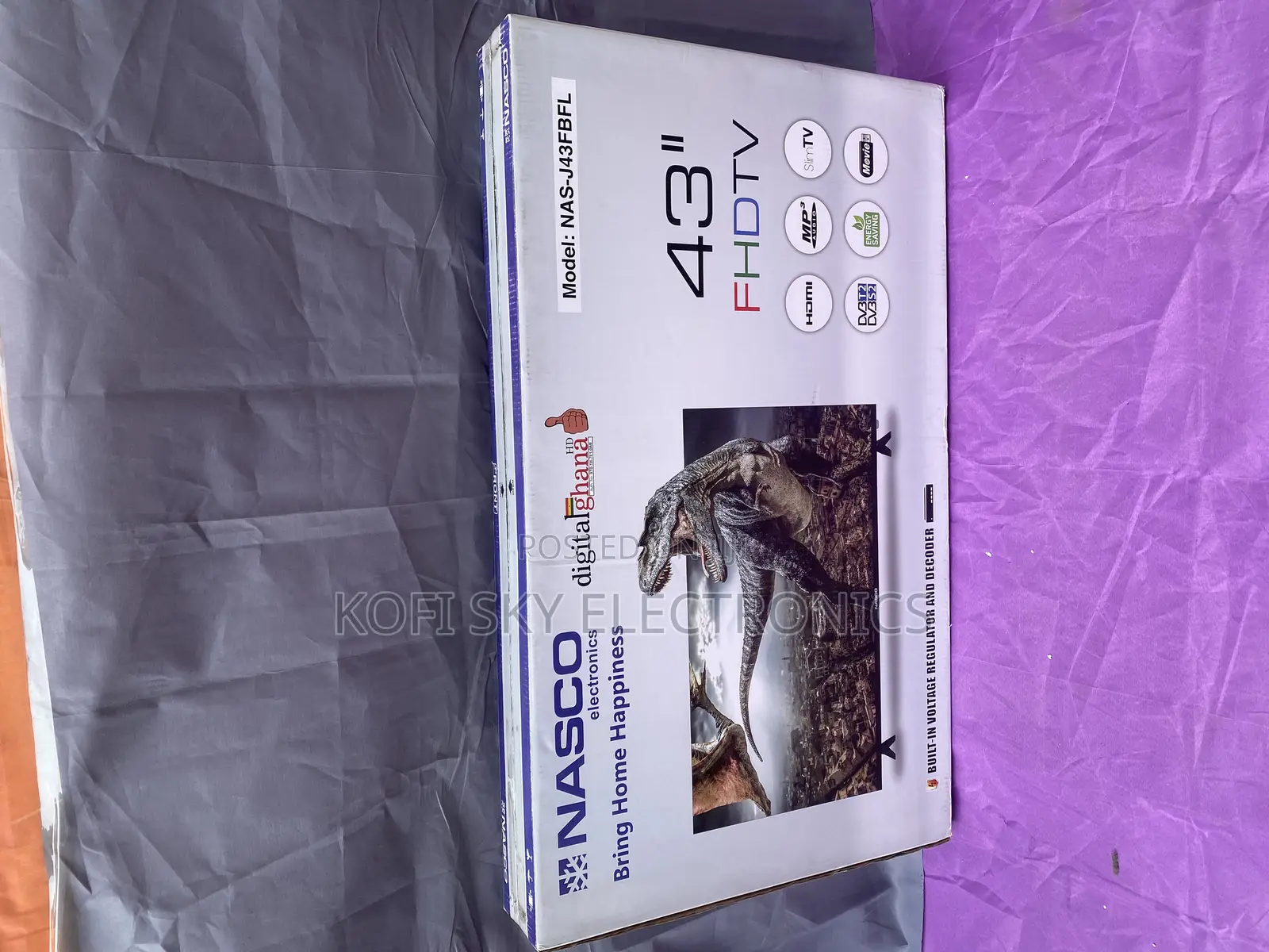 Nasco 43inch Led FHD Digital Satellite Tv