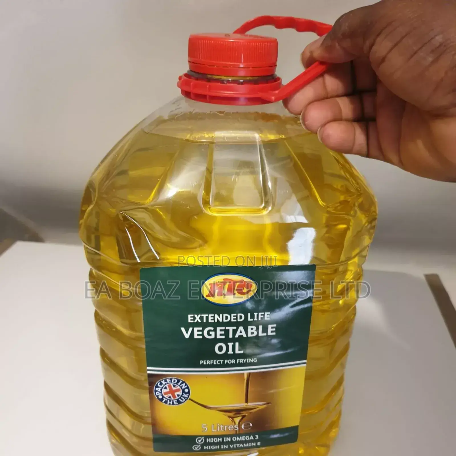 KTC Extended Life Vegetables Cooking Oil 5litre X 1pack