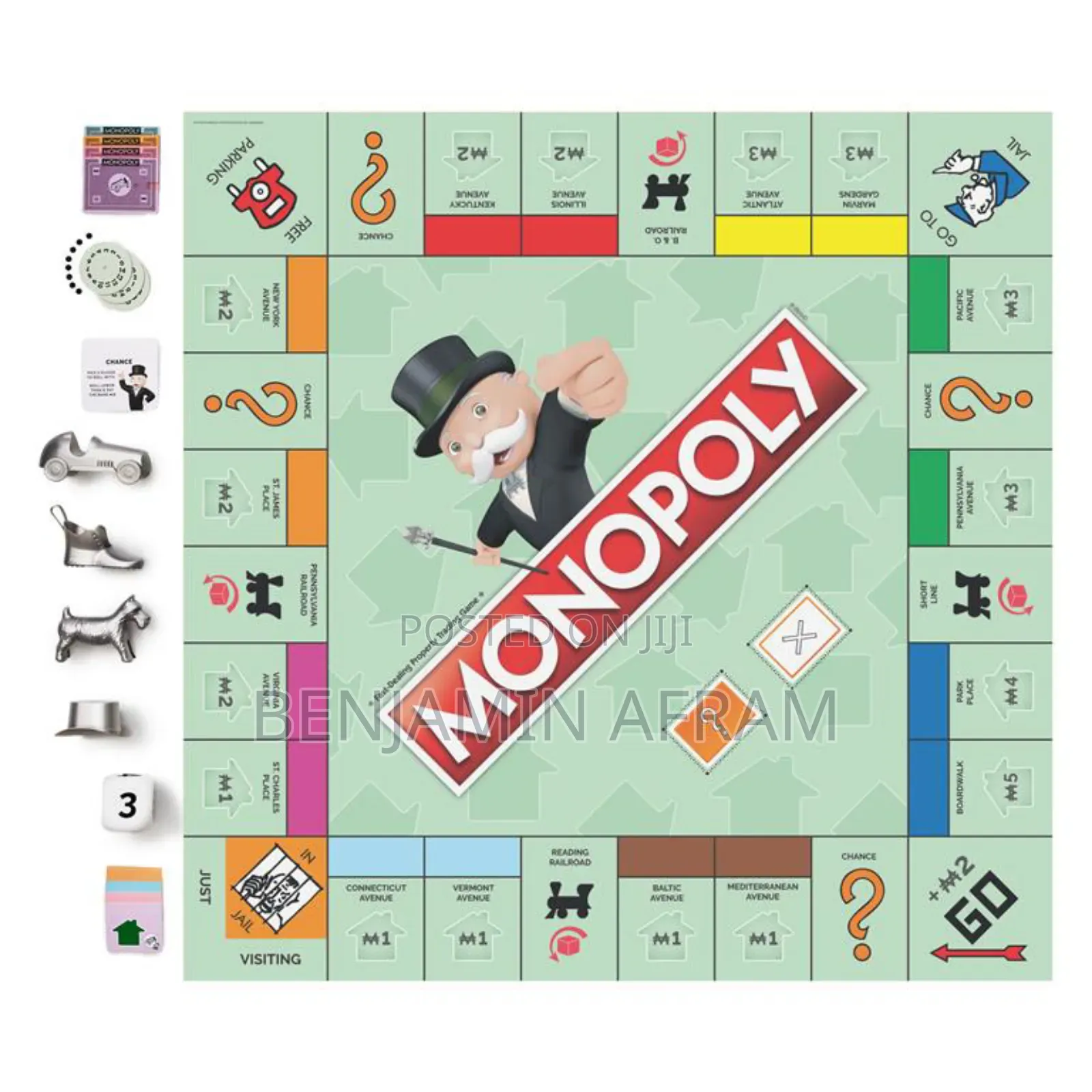 Monopoly Dice Board Game