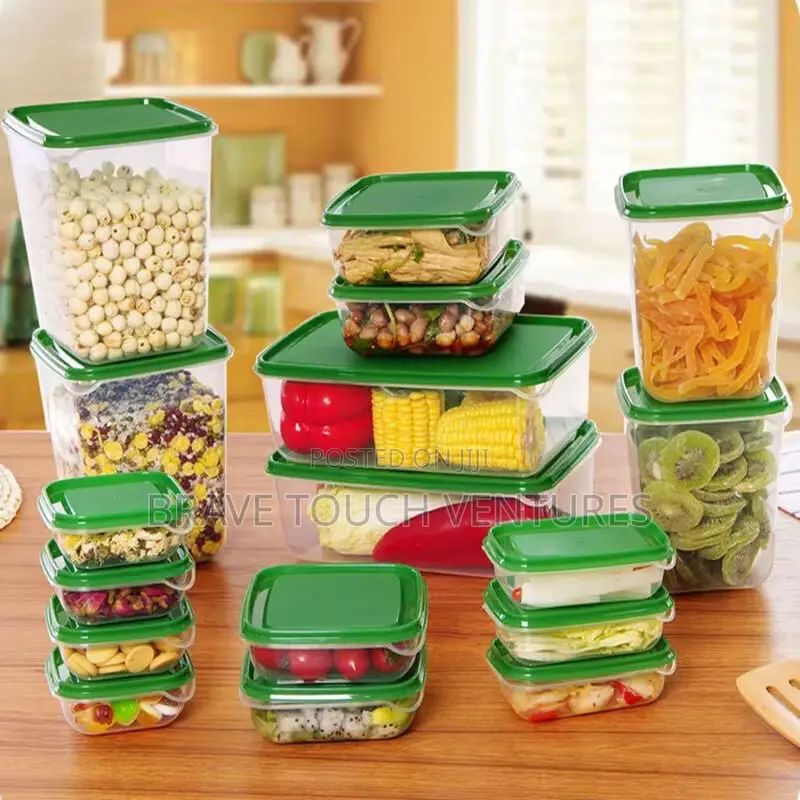 17 Piece Plastic Storage Food Container