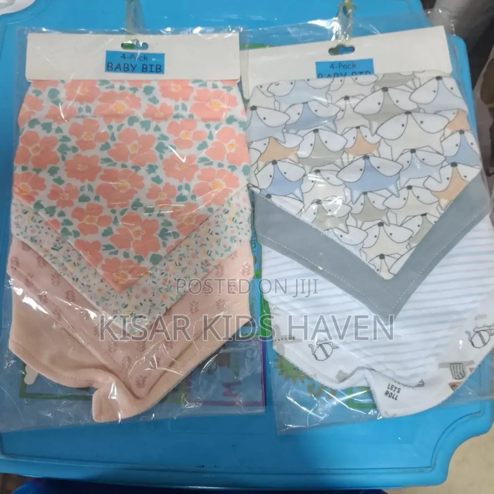 Cute Baby Bibs 4 Pieces in a Pack