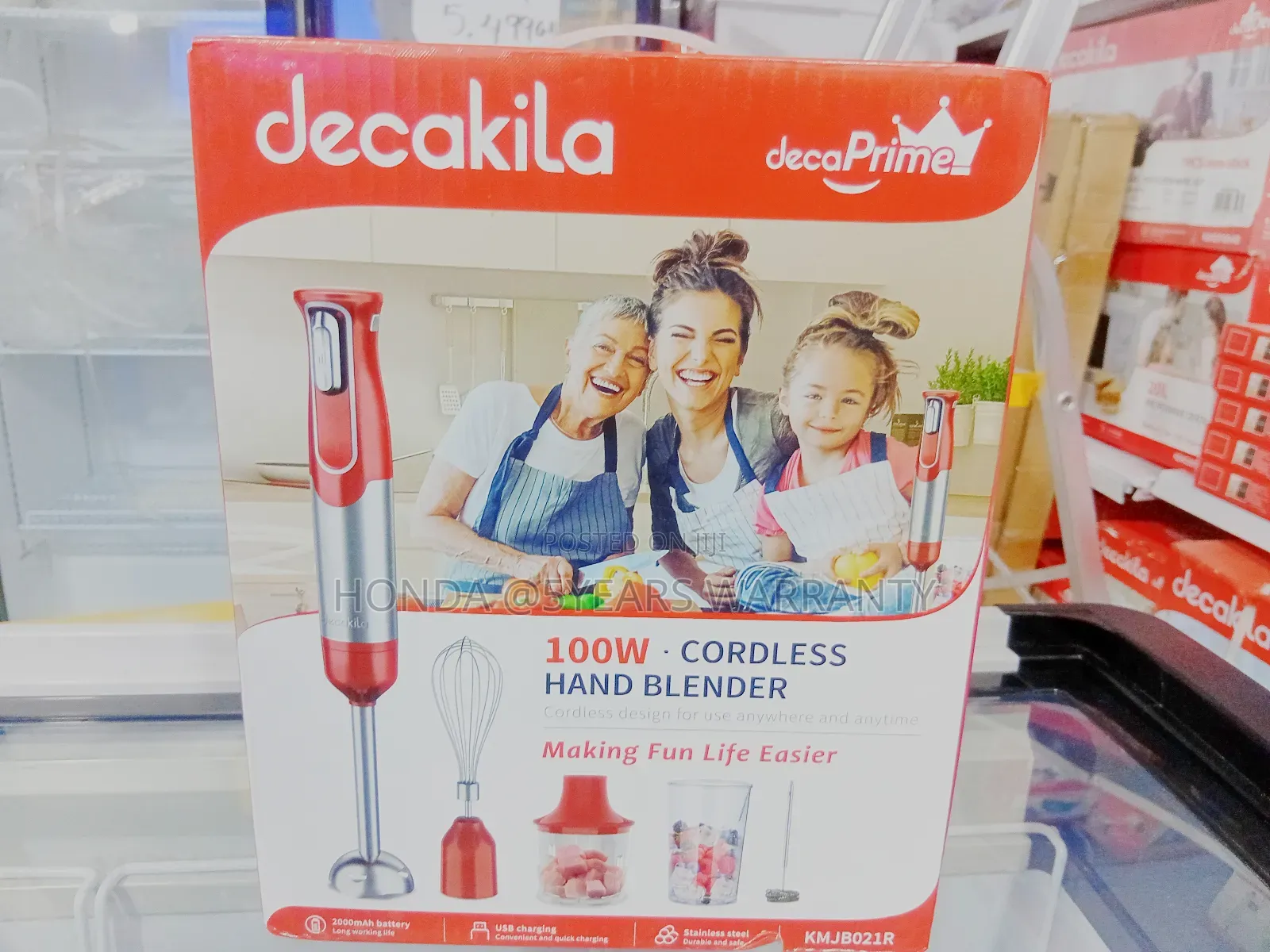 **Decakila 100w Compact Electric Blender | Ideal for Smoothies Shake
