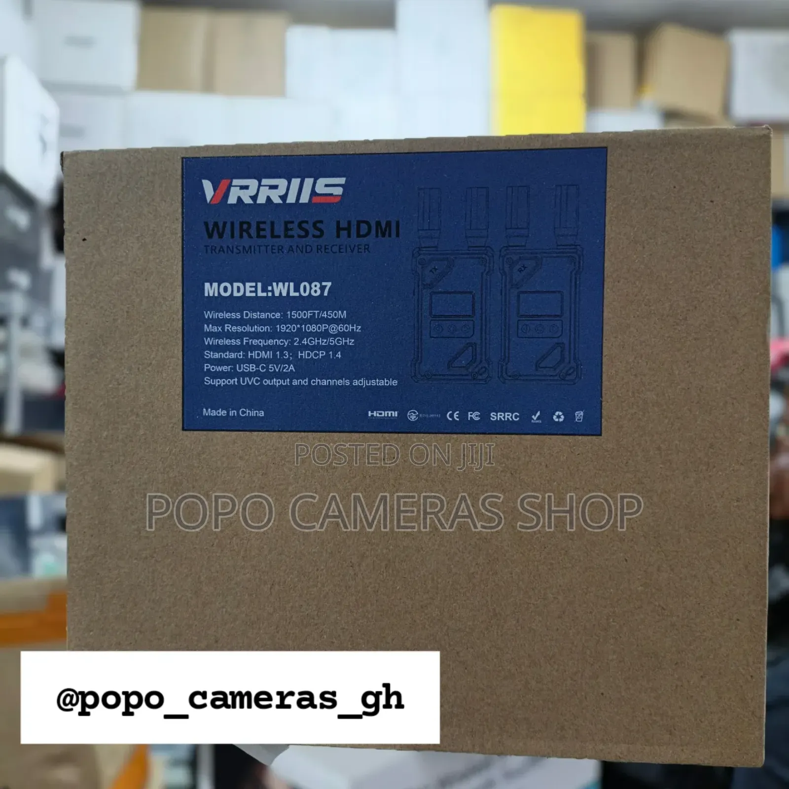 Vrriis Wl087 Wireless Video Transmitter