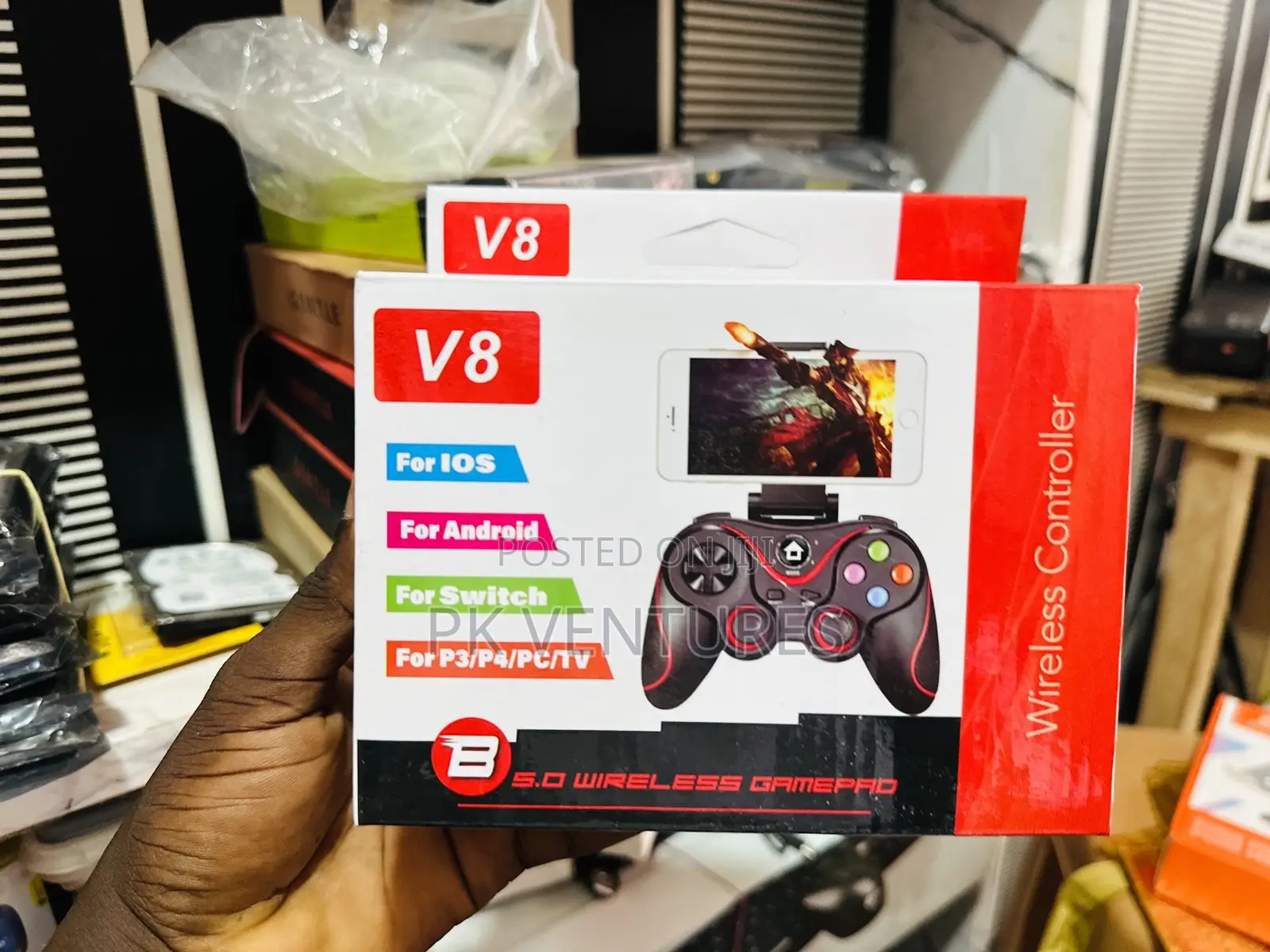 Bluetooth Wireless Game Controller (Model V8)