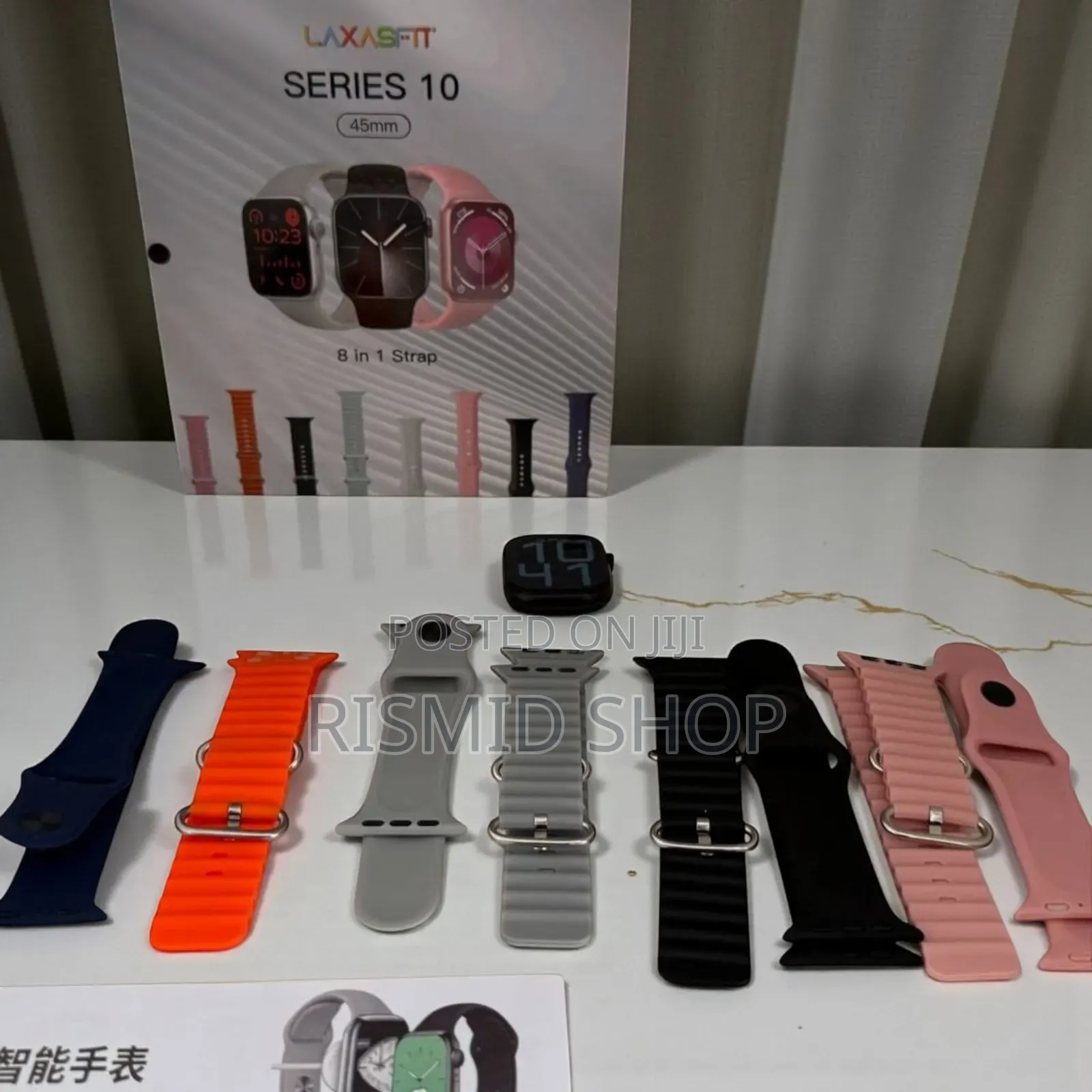 Laxasfit Series 10 Smartwatch 8 in 1 Straps (888288)