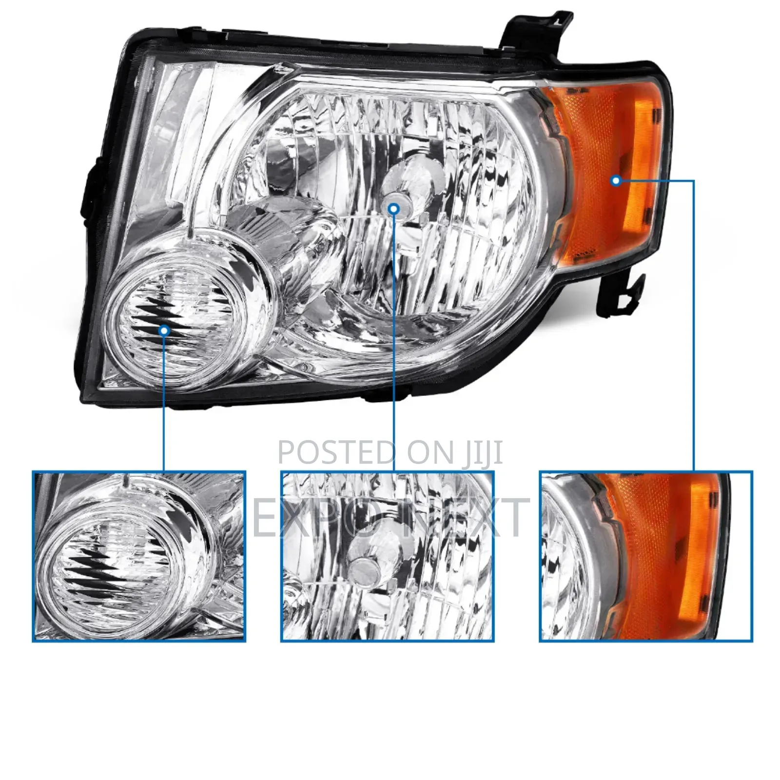 Ford Escape Headlight 2008-2012 Tyc Brand