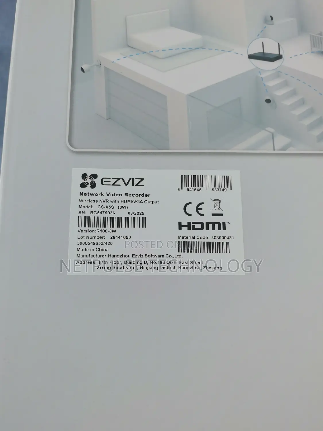 Ezviz Wireless NVR - Cs-X5s (8w)