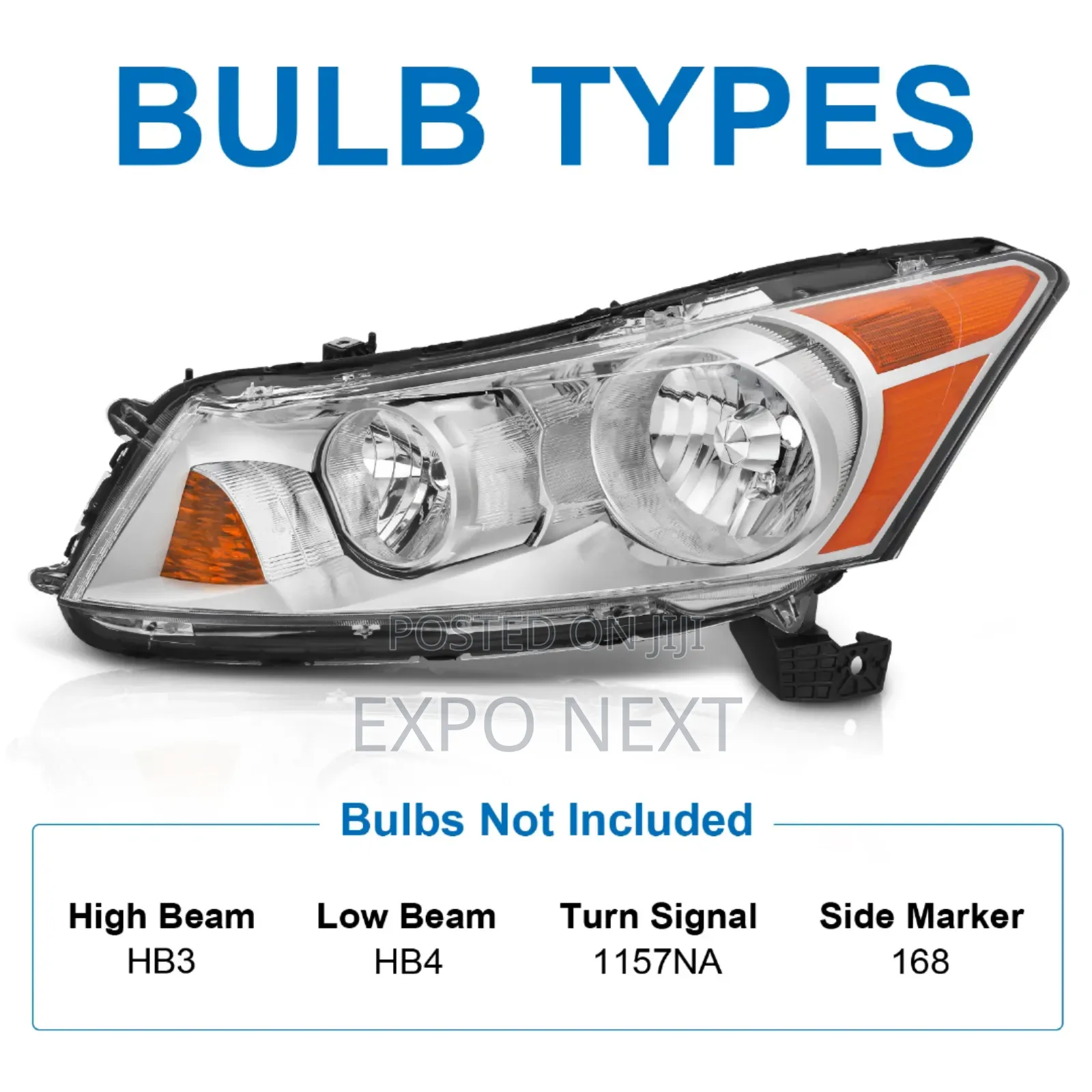Honda Accord 2008-2012 Headlight Pair