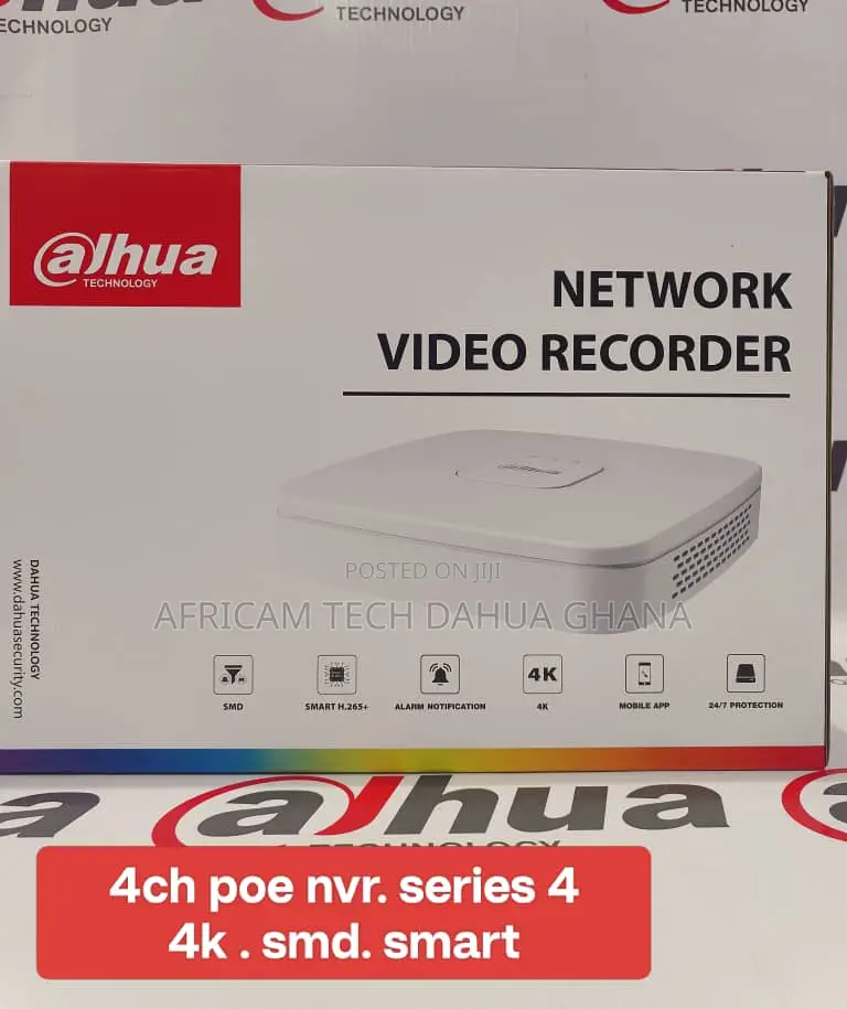 Dahua 4channel Nvr 4poe
