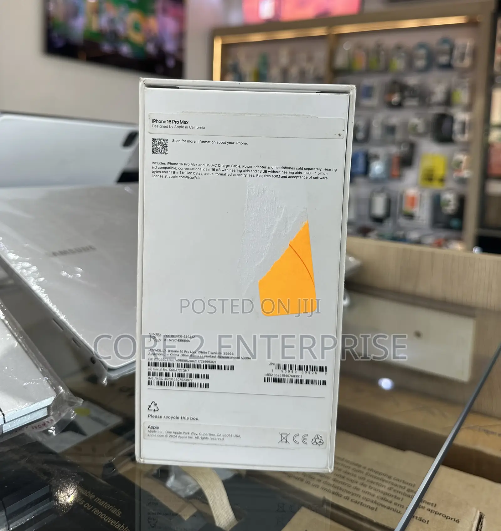New Apple iPhone 16 Pro Max 256 GB White