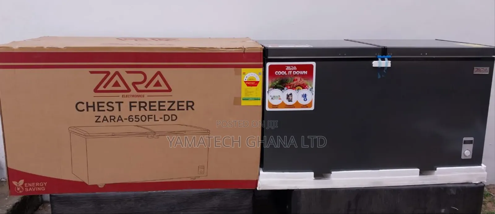 Best Quality Zara 450 Litre Double Door Chest Freezer