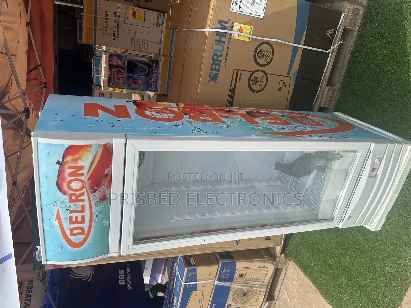 **Delron Durable Display Fridge 193 Litres