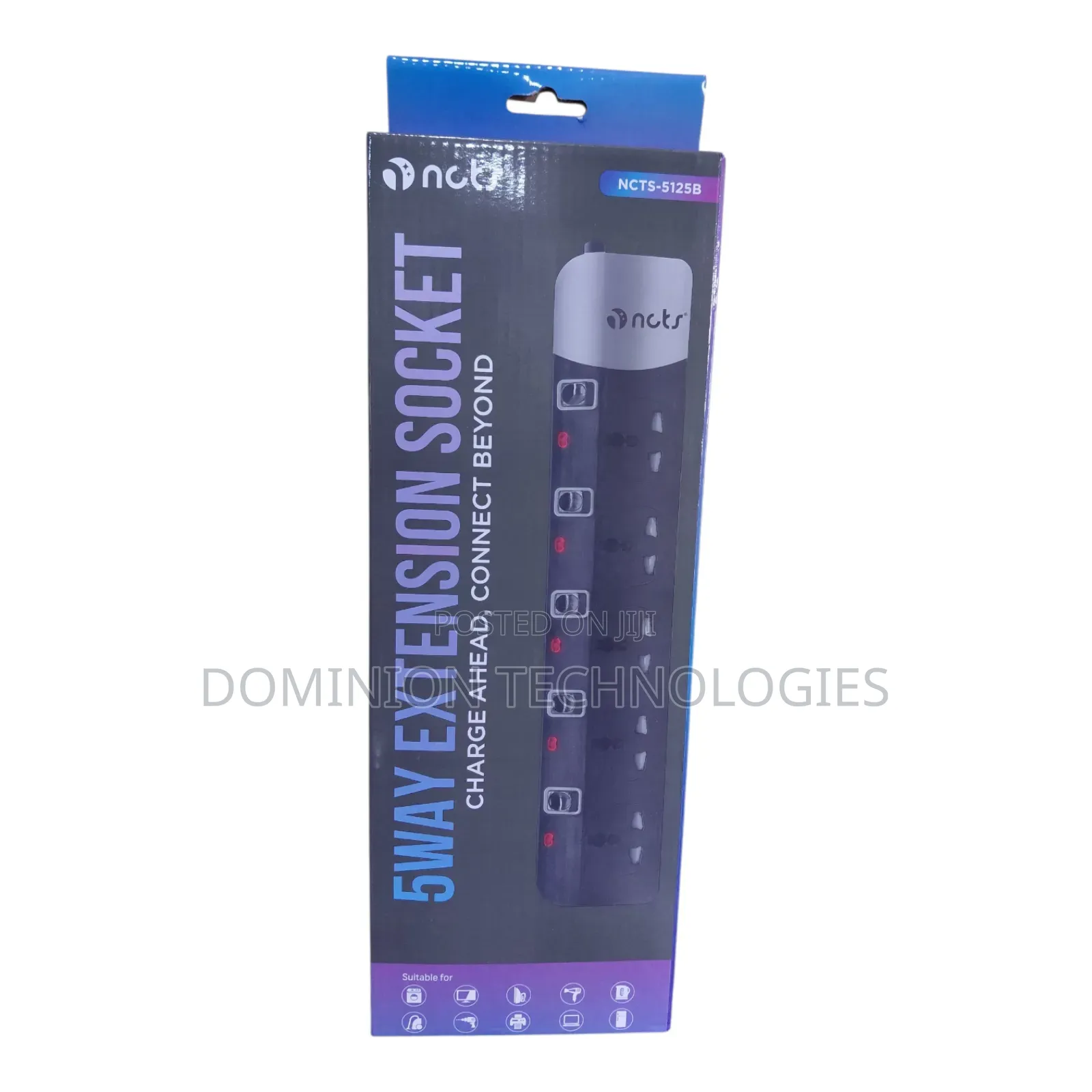 NCTS 5way Extension Socket Charge Ahead, Connect Beyond
