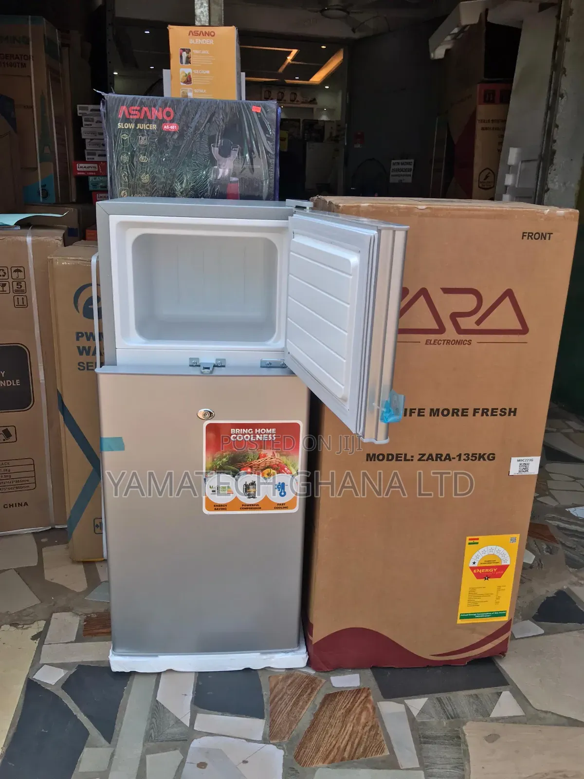 Quality Zara 110 Litre Double Door Refrigerator With Top Freezer