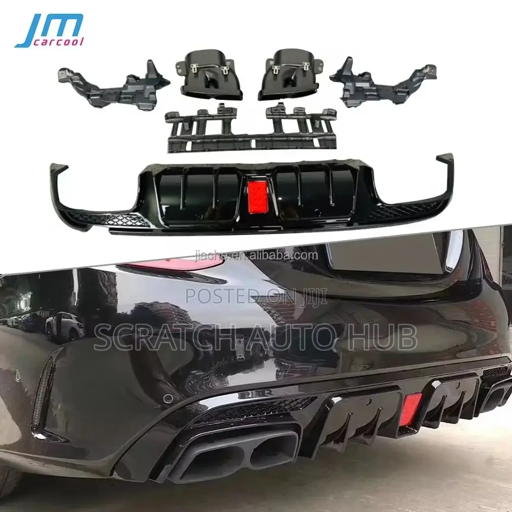 Benz C300 Back Bumper Spec Diffuser With Break Light Available