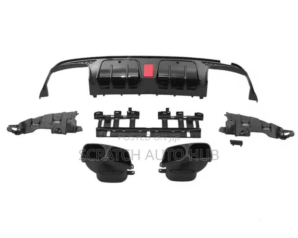 Benz C300 Back Bumper Spec Diffuser With Break Light Available