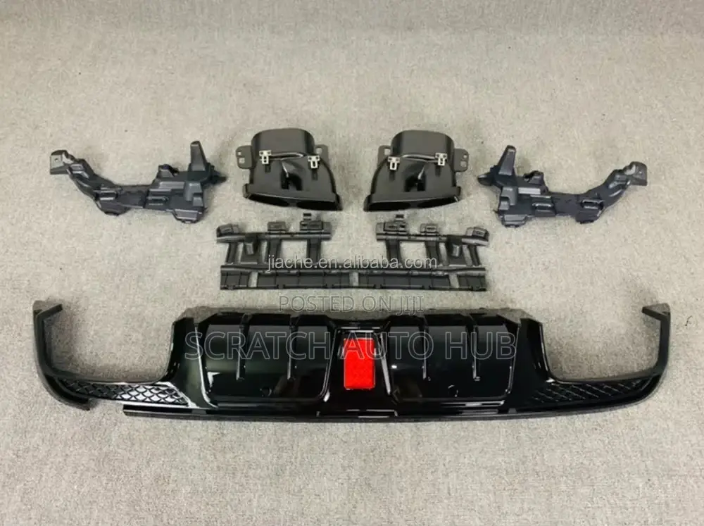 Benz C300 Back Bumper Spec Diffuser With Break Light Available