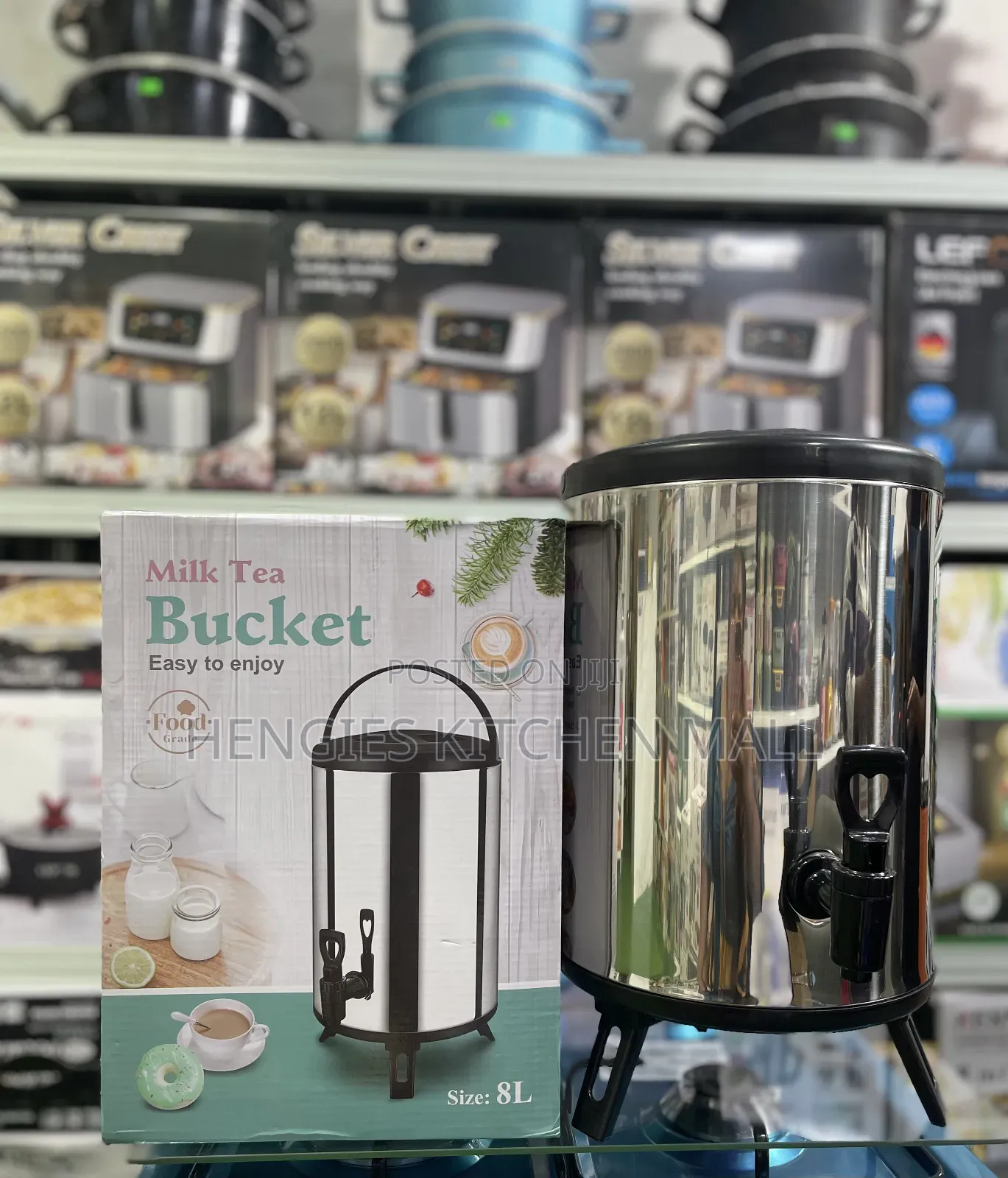 Stainless Steel Flask Dispenser 8l