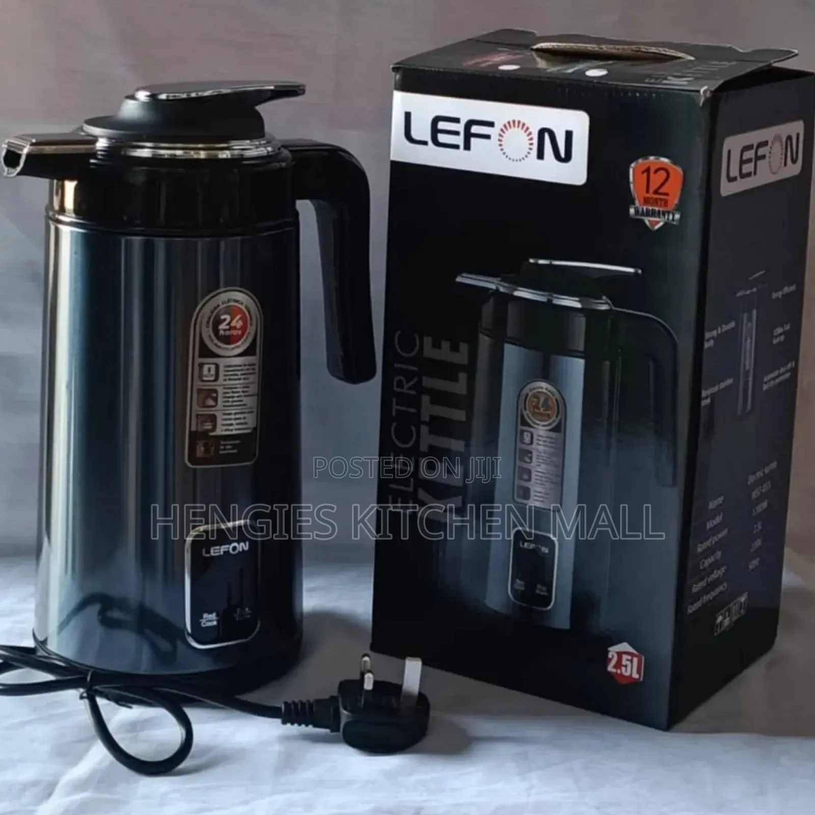 Lefon Electric Kettle Flask 2.5l