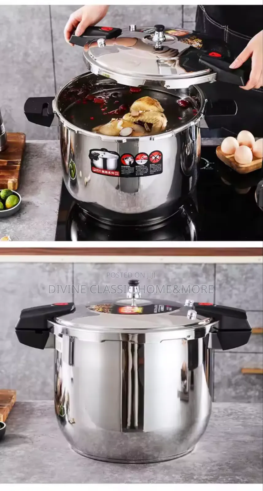 10lit Zenlo Stainless Steel Pressure Cooker (Explosion Proof)