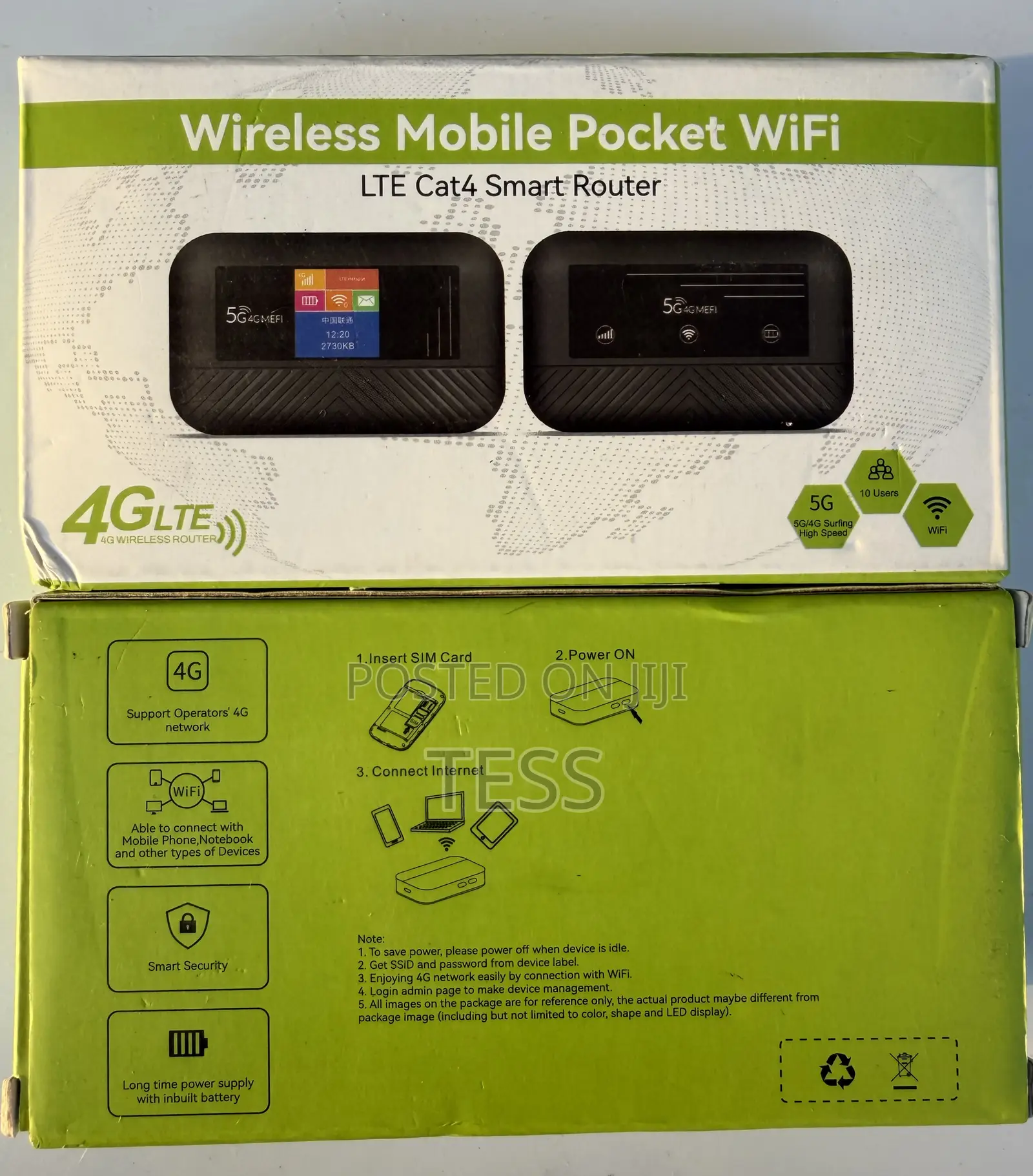 Mifi Pocket 4g Universal Sim Router With Display Screen