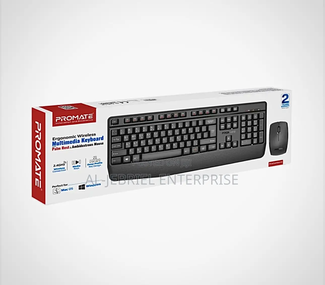 Promate Wireless Keyboard + Mouse