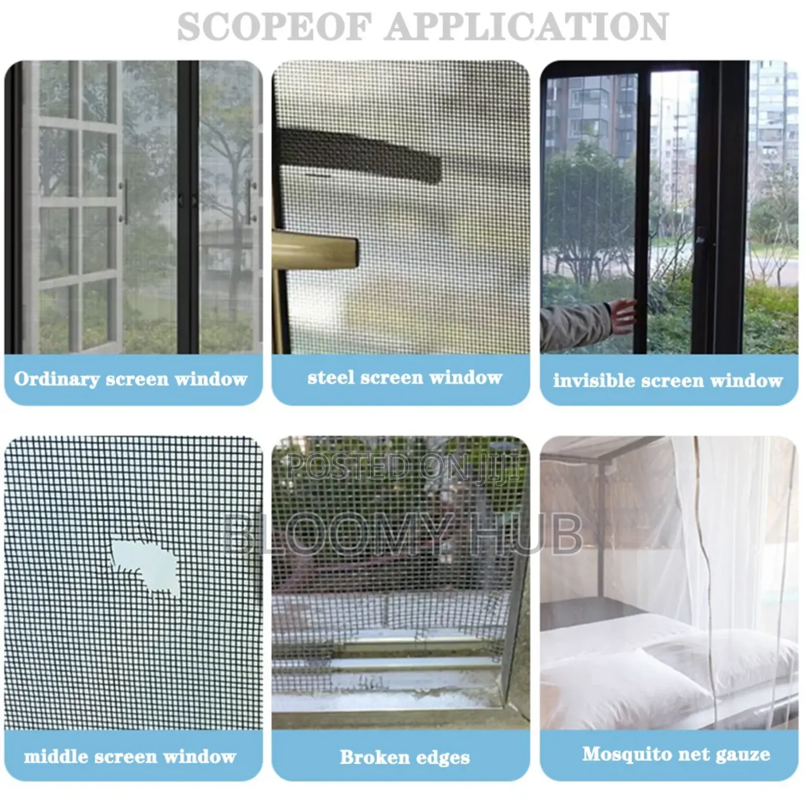 Net Repair Adhesive Mesh Tape (2pcs