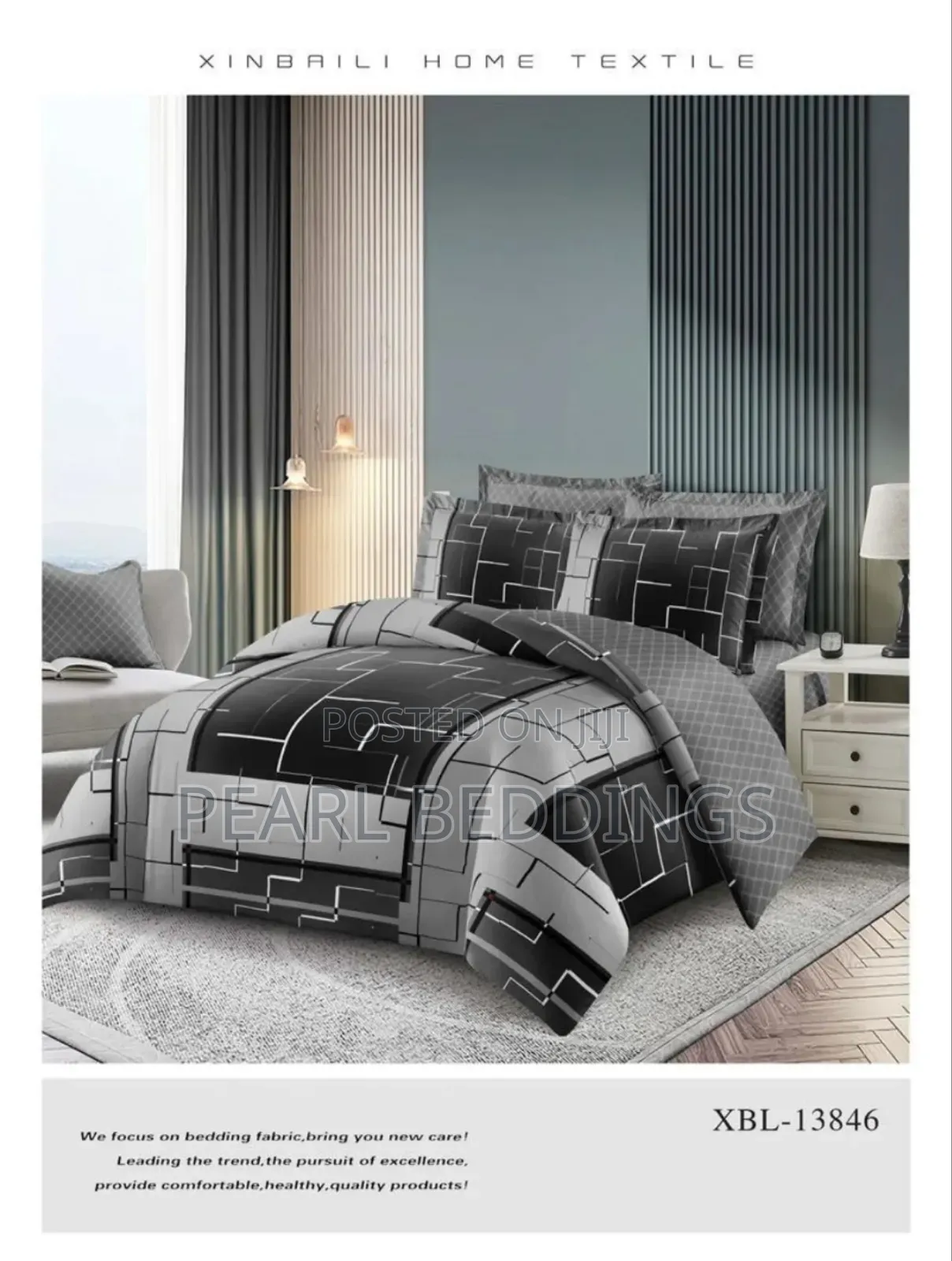 Premium 10pcs 100% Cotton Super King Size Duvet Set Available