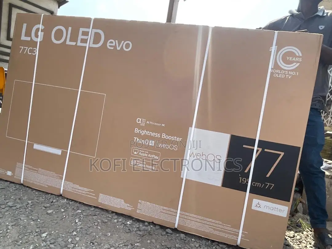Lg 77” Oled Titanglow Maxscreen Every Frame, Perfected