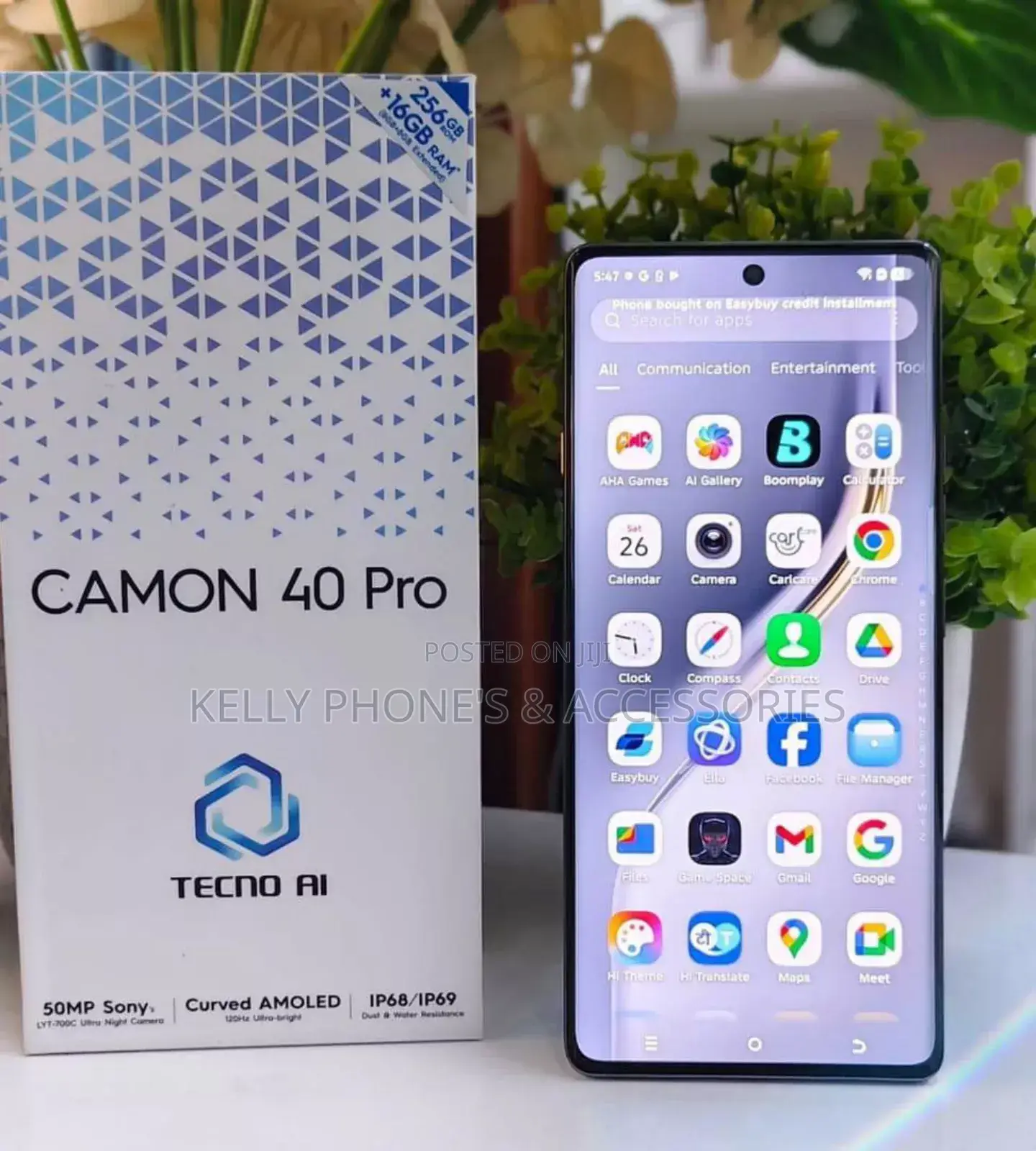 New Tecno Camon 40 Pro 256 GB Black