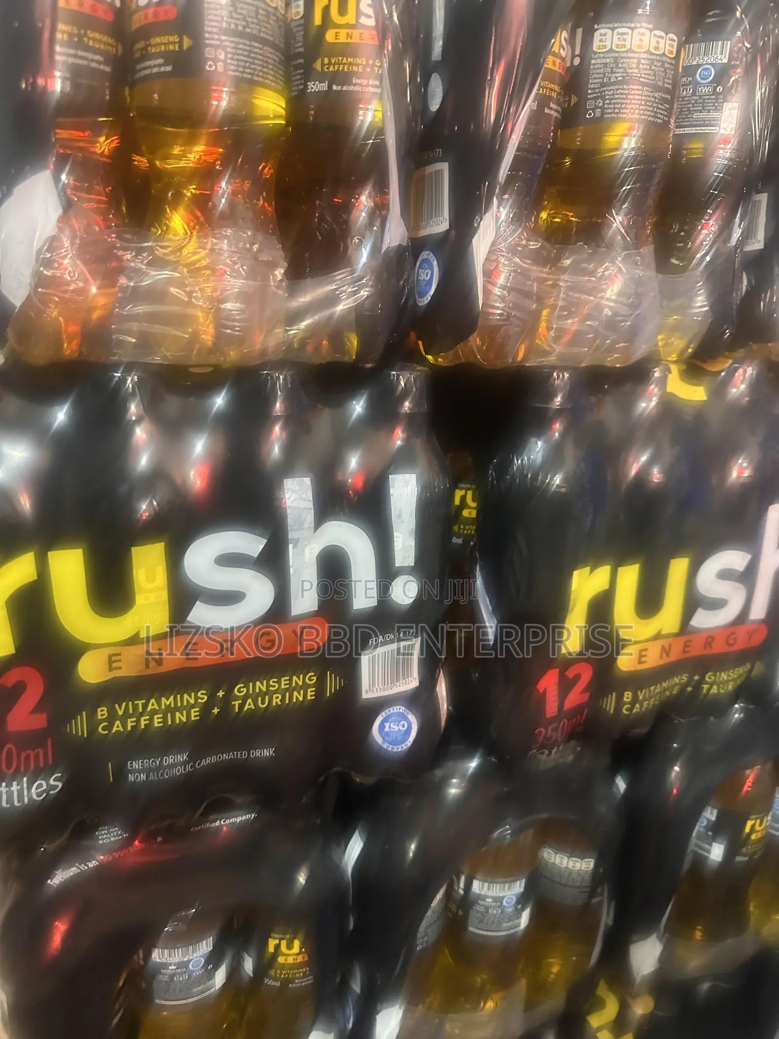 Rush Energy Drink Available