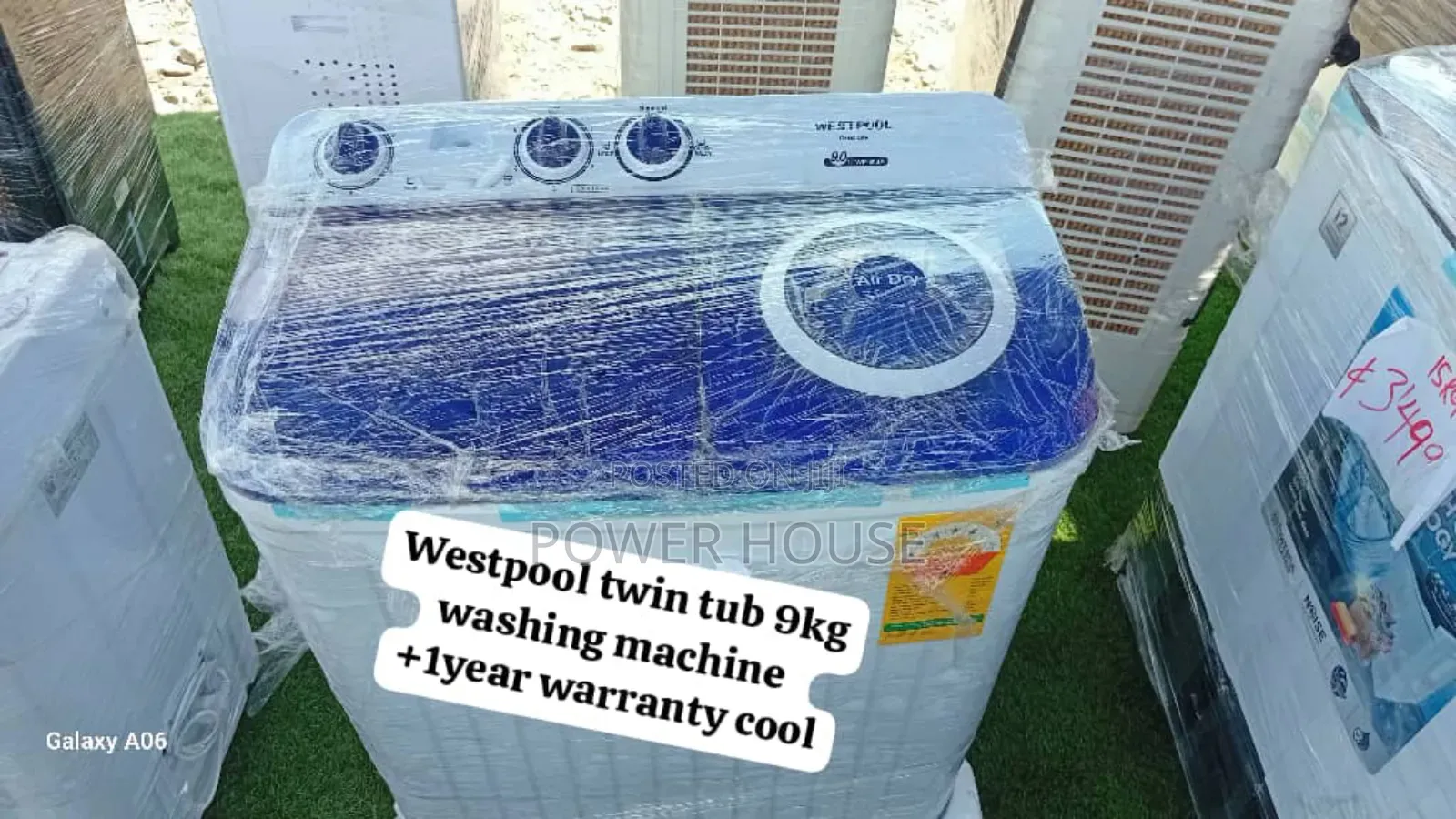 Westpool 9kg Semi-Automatic Twin Tub Washer – Energy Water Efficient