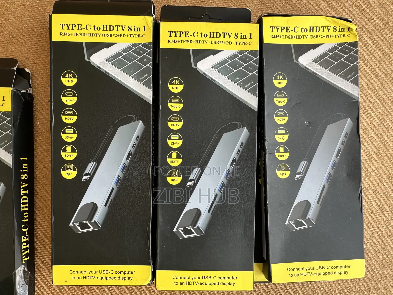Usb C Hub 8 in 1 Type C 3.1 to Hdmi Adapter