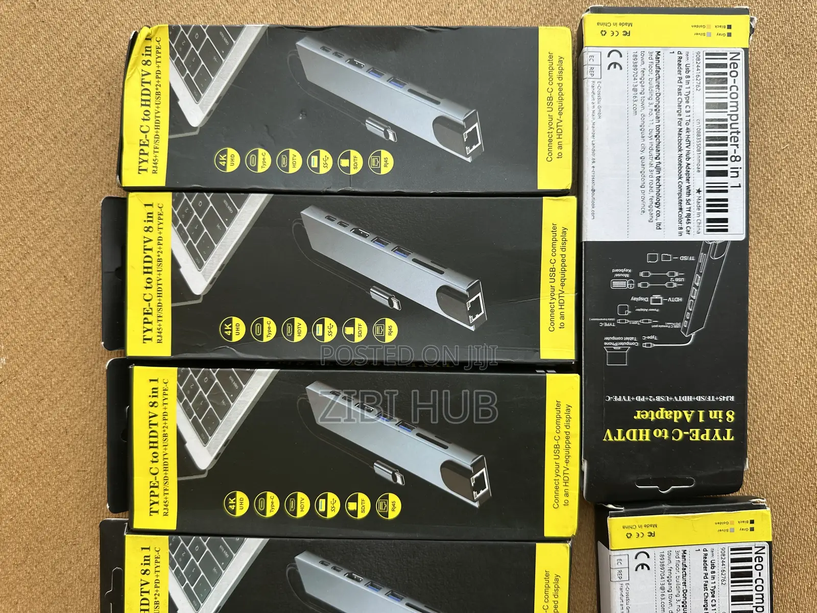 Usb C Hub 8 in 1 Type C 3.1 to Hdmi Adapter
