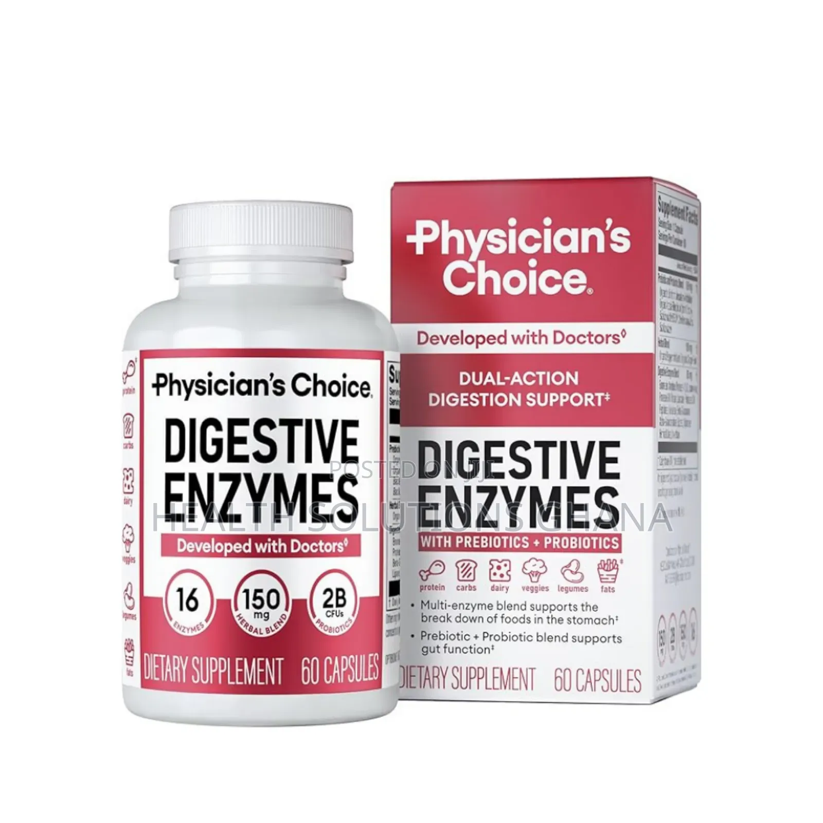 Physicianschoice Digestive Enzymes Capsules
