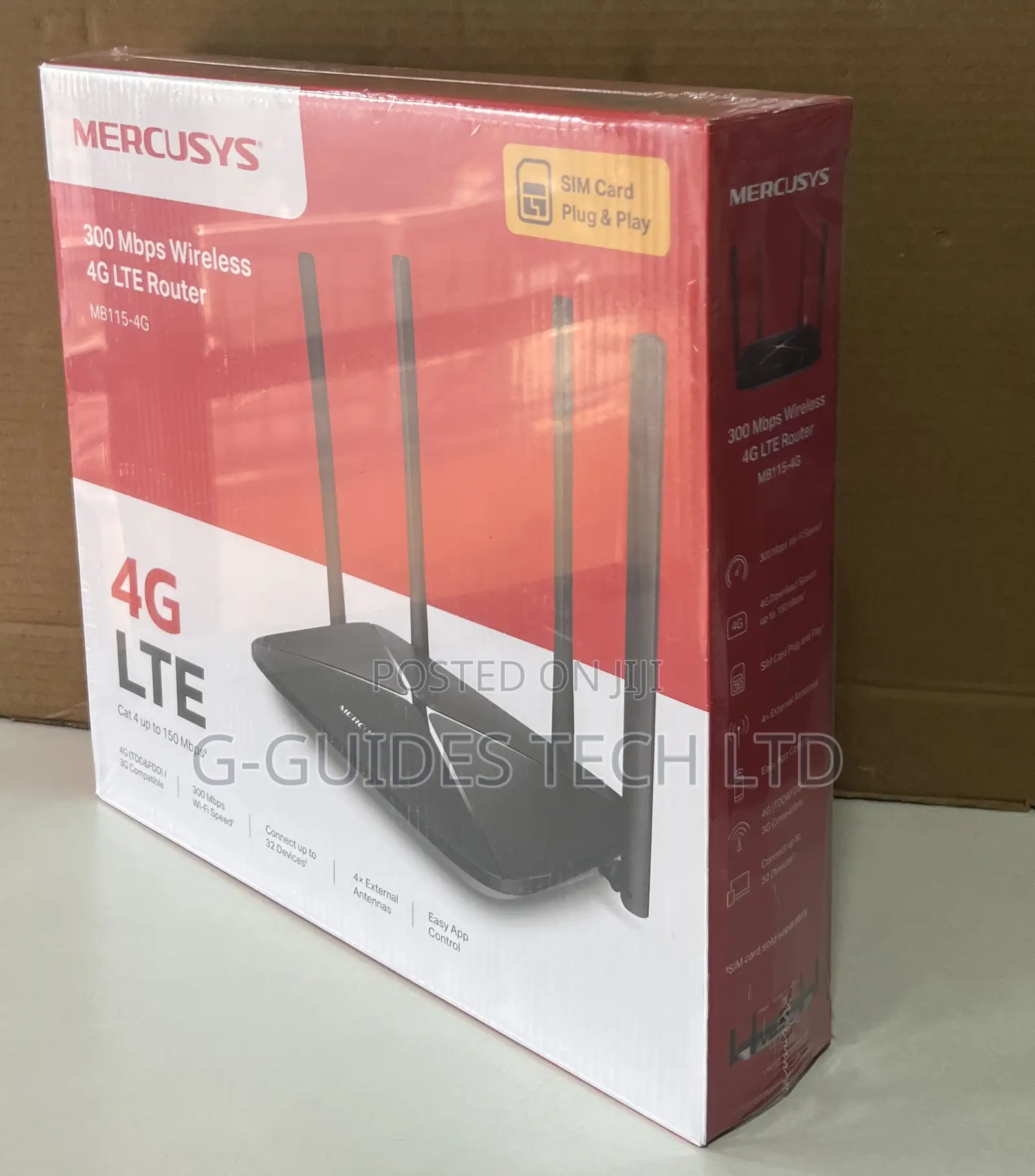 Mercusys 300mbps Wireless 4g Router Mb115-4g