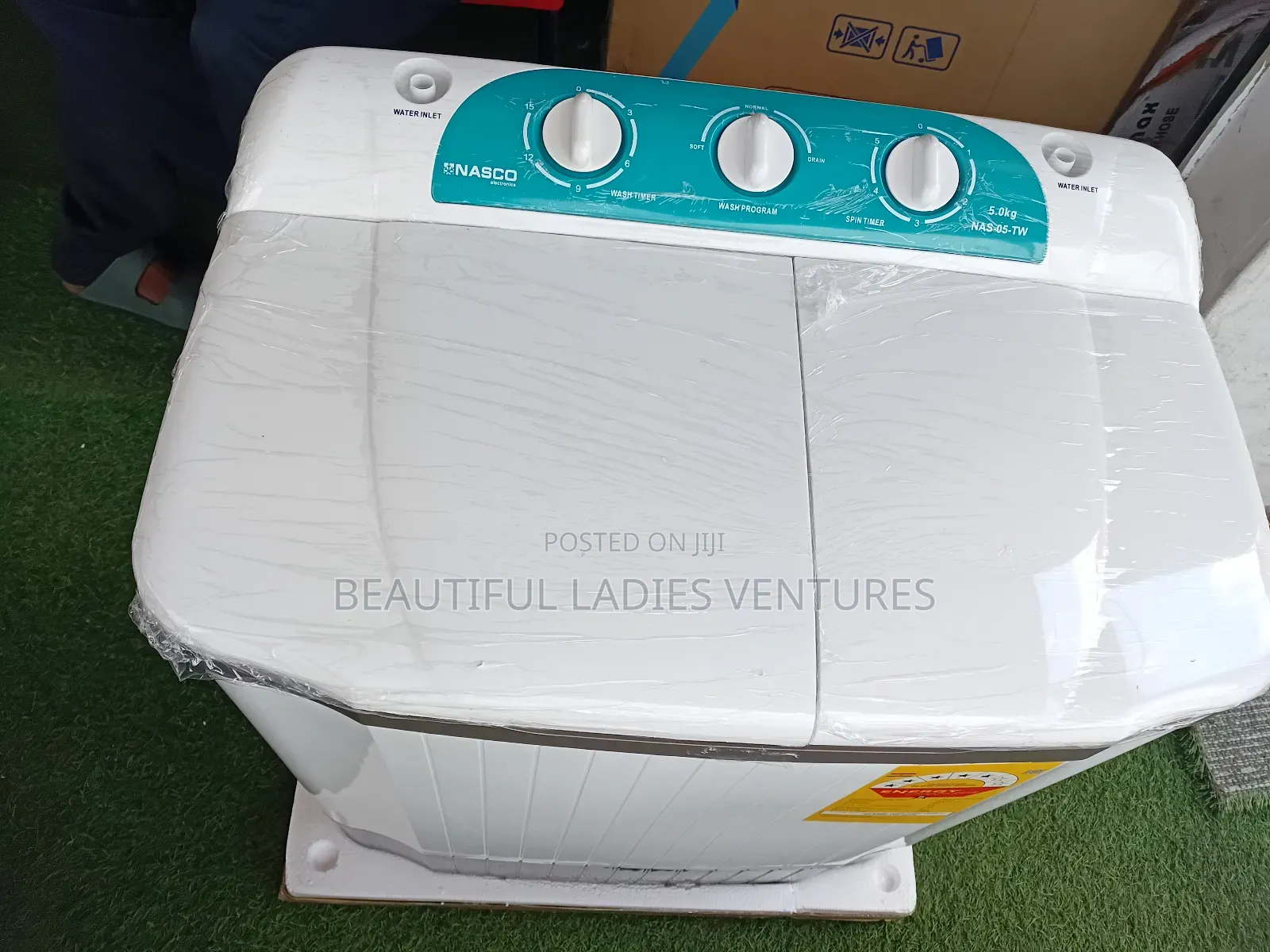 Nasco 5kg Laundry Companion for Smooth, Quiet Efficient Washing