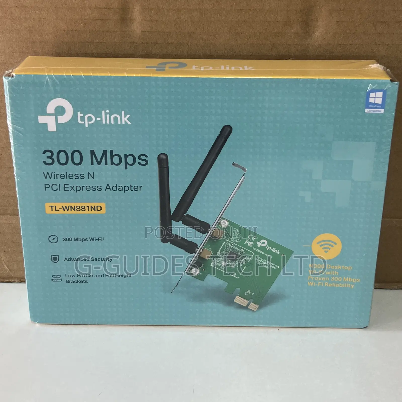 Tp-link 300mbps Wireless Pci Express Adapter Tl-wn881nd