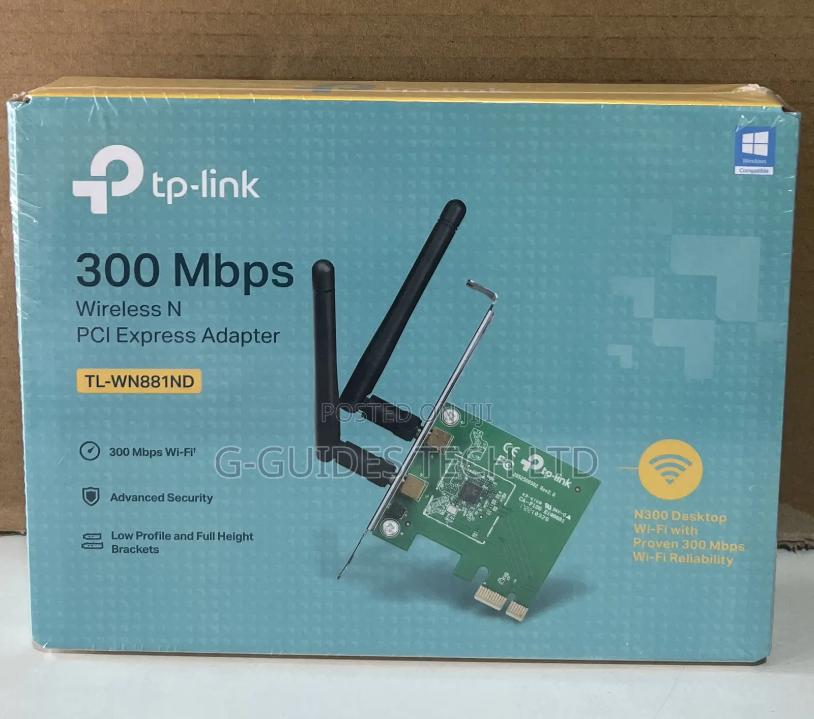 Tp-link 300mbps Wireless Pci Express Adapter Tl-wn881nd