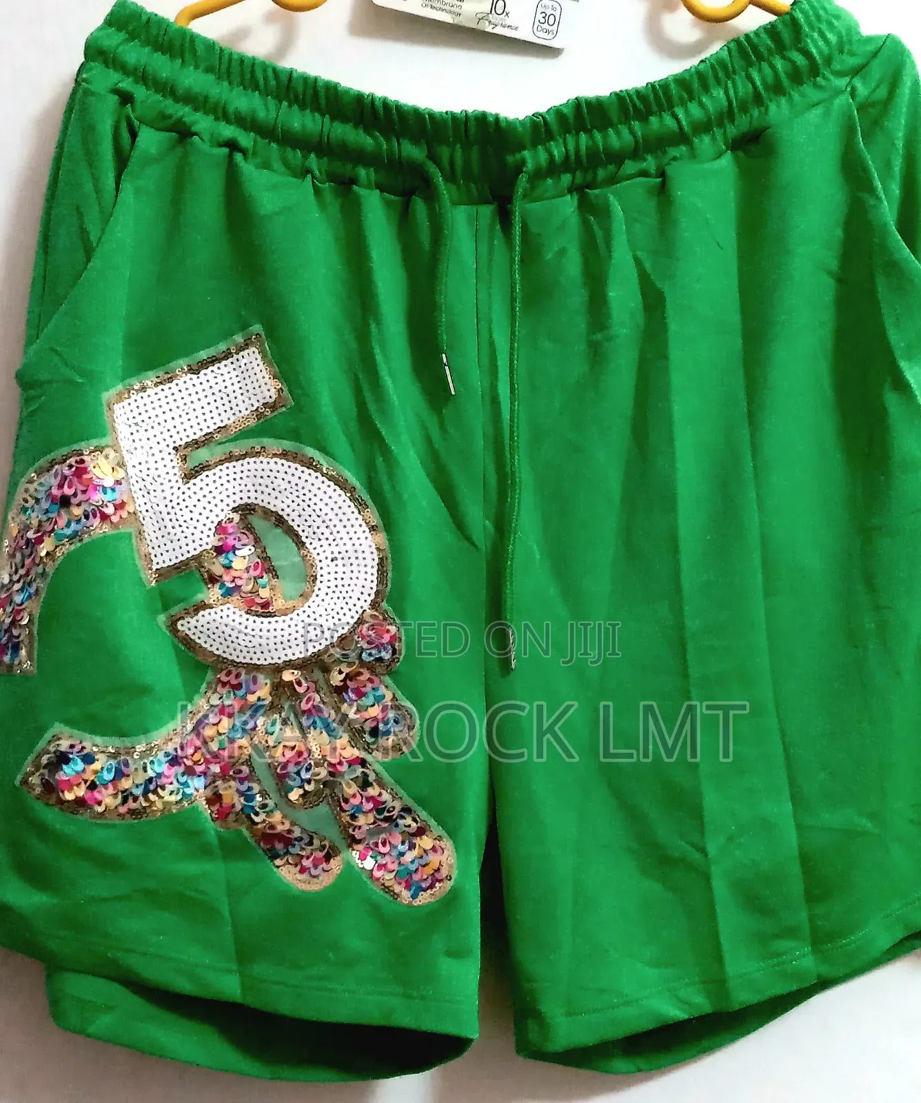 2 Piece Green Colour Ladis Short Niker and Top